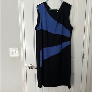 Stylish Black and Blue Women's Dress